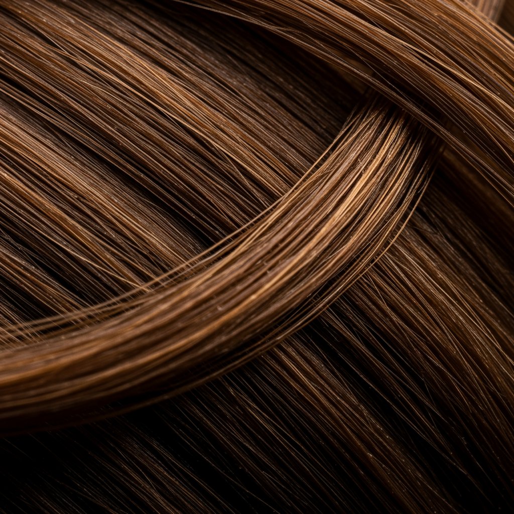 Macro Shot Of Healthy Colored Hair