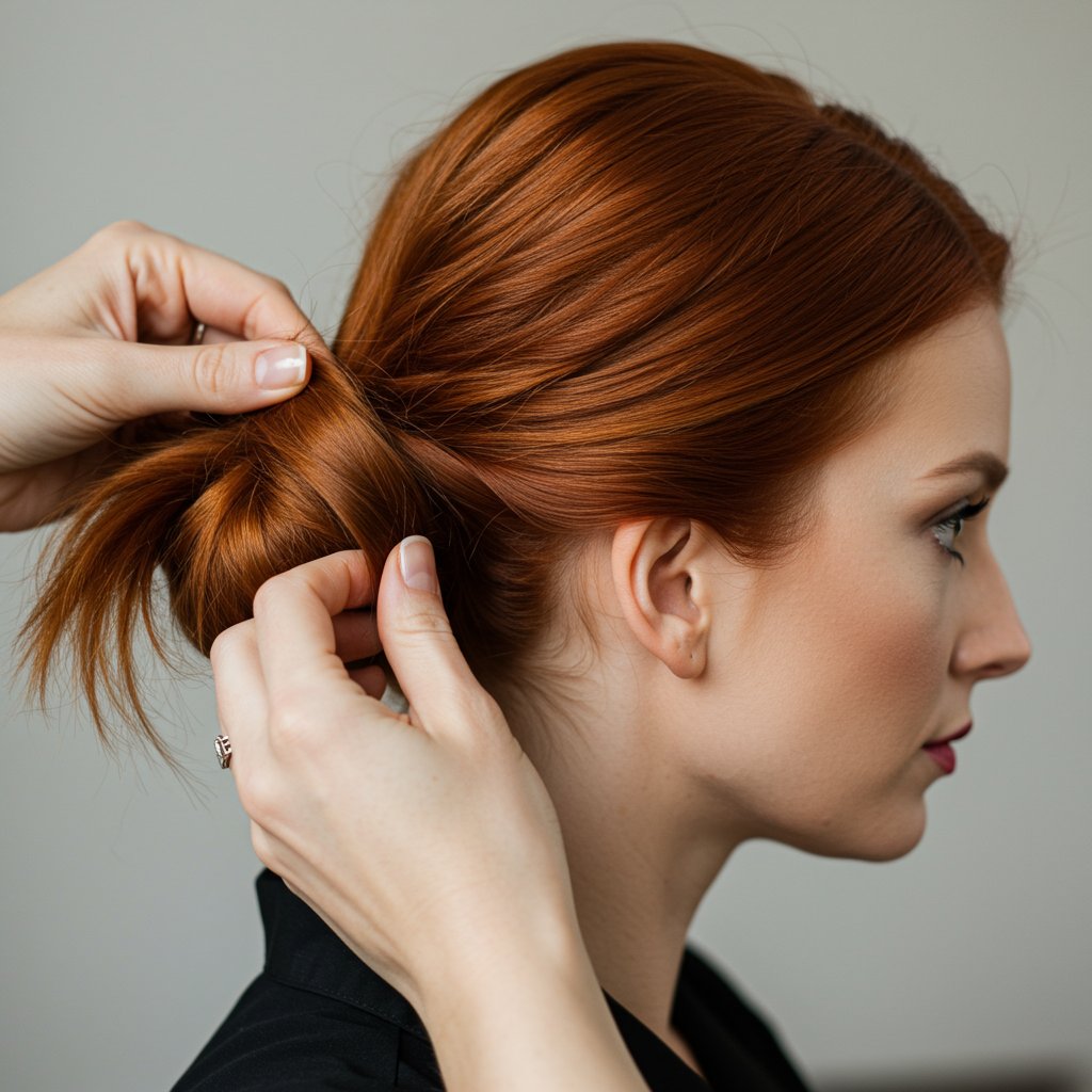 Classic-Messy-Bun-Tutorial-Step