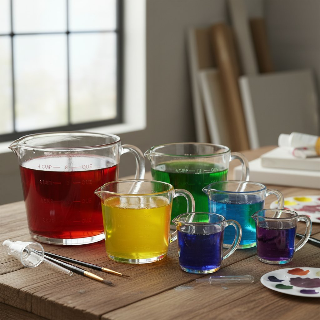 Measuring Cup Set for Color Layering
