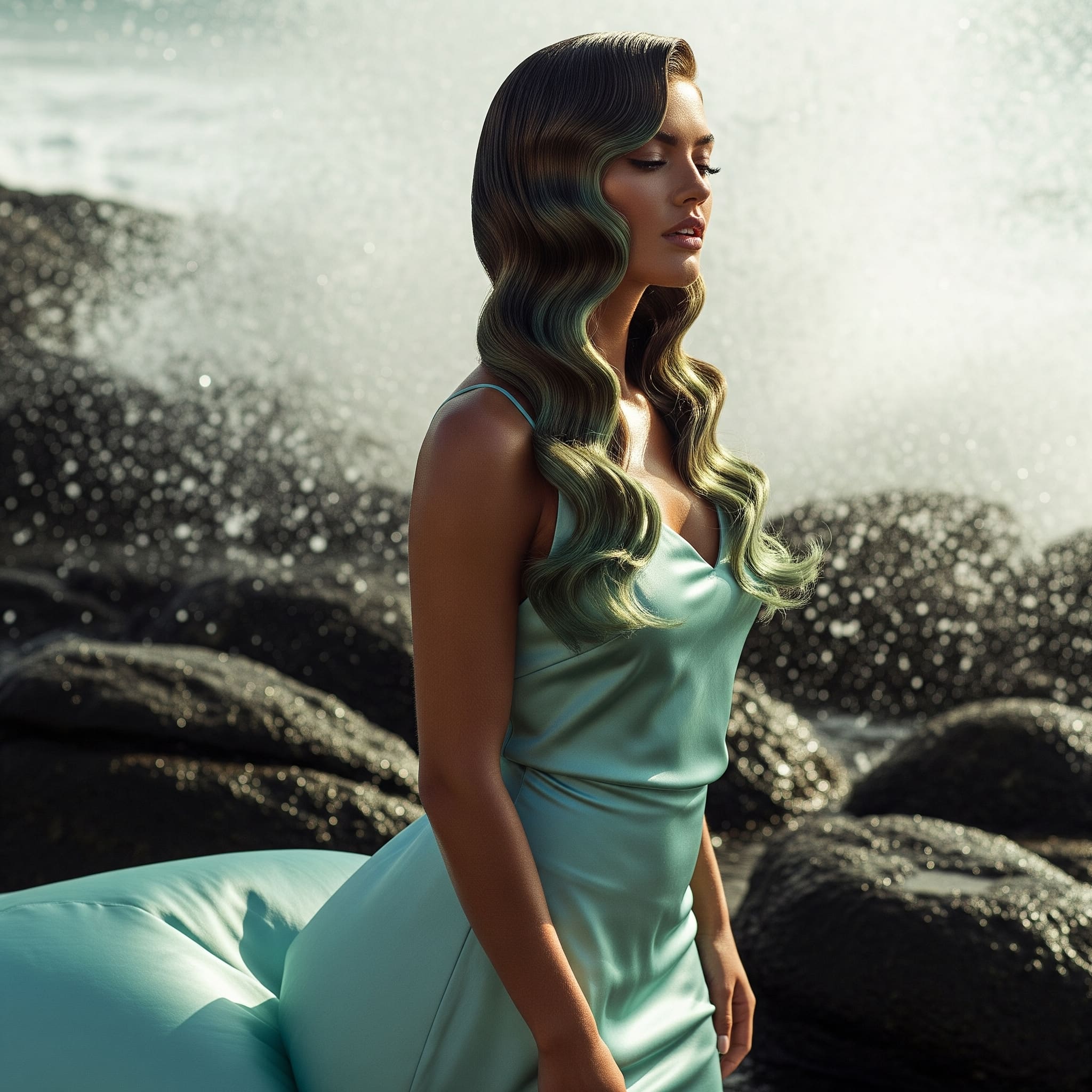 Mermaid Waves Evolution