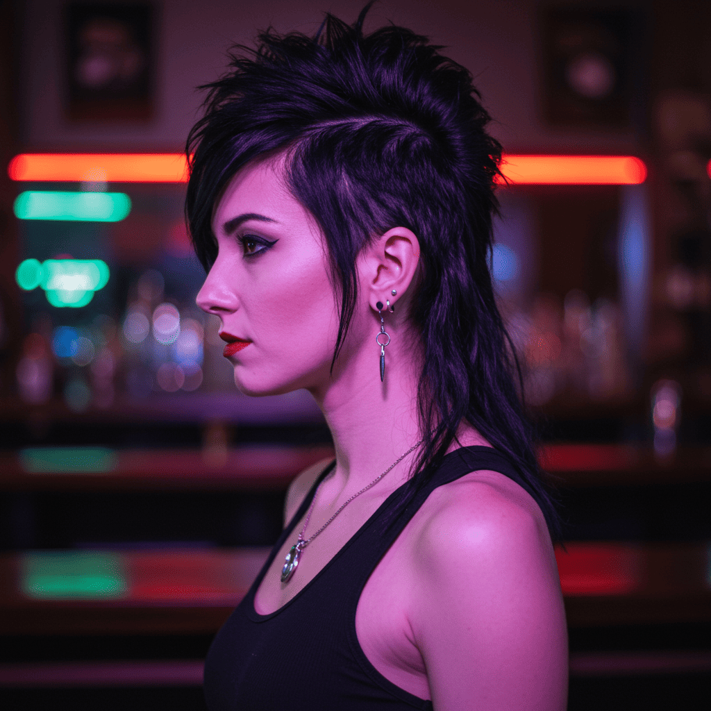 Bartender Nightlife Mullet Edgy