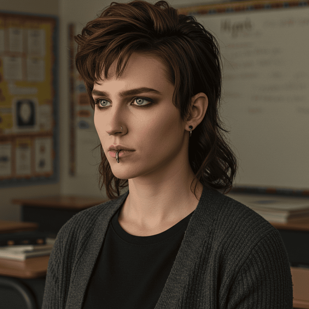 Edgy Teacher Mullet Classroom