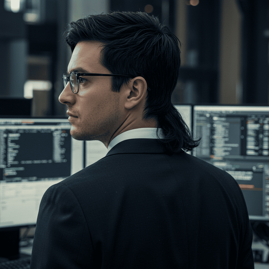 Finance Analyst Subtle Mullet