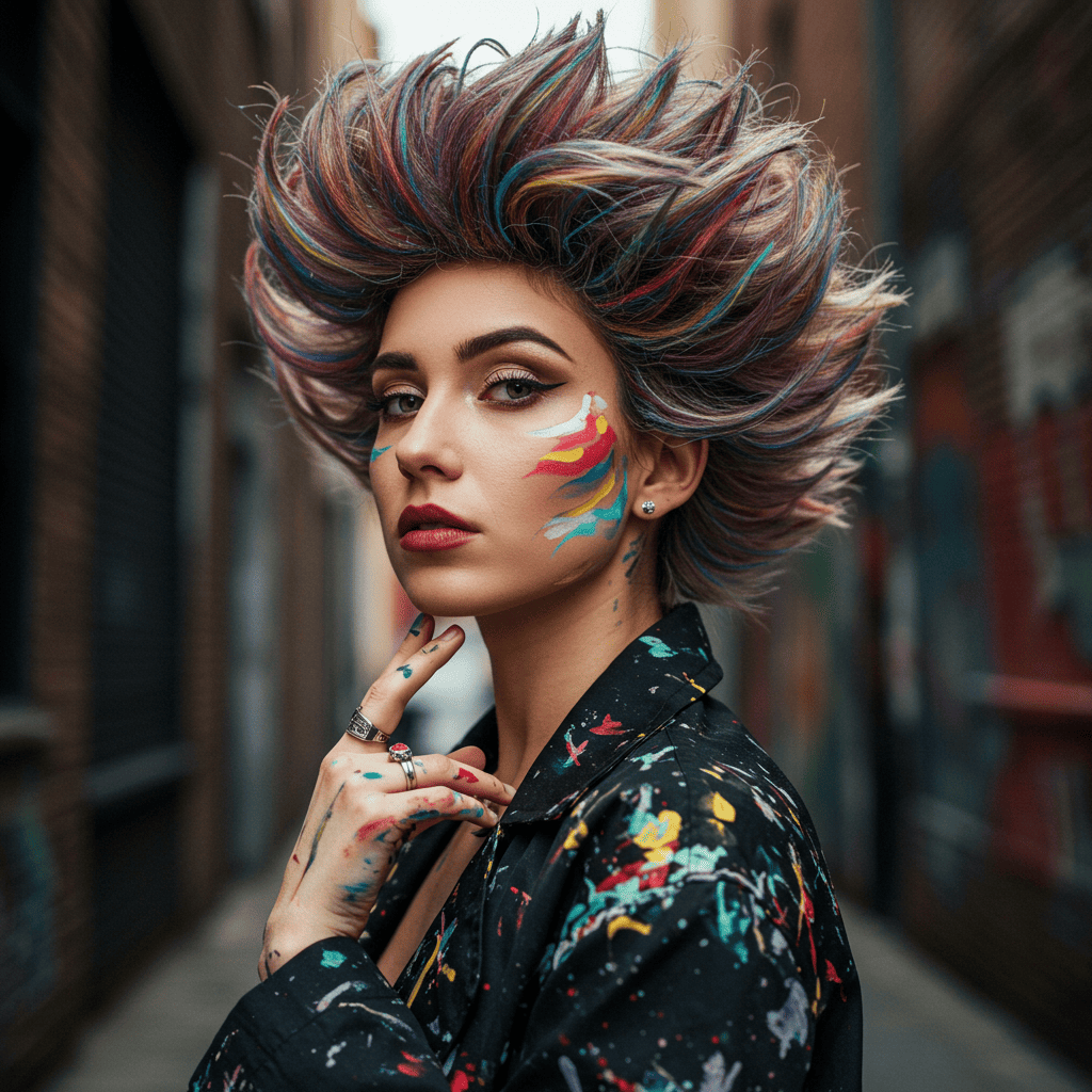 Street Artist Graffiti Mullet