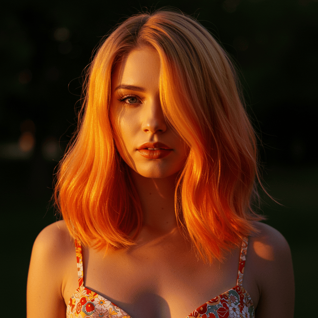 Sunrise Ombre Mullet Gradient