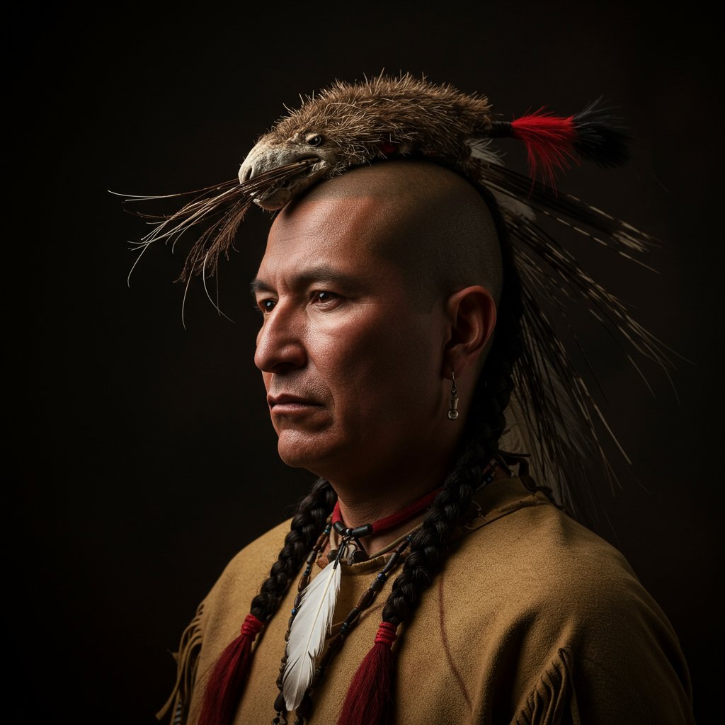 Haudenosaunee Warrior Roach Headdress