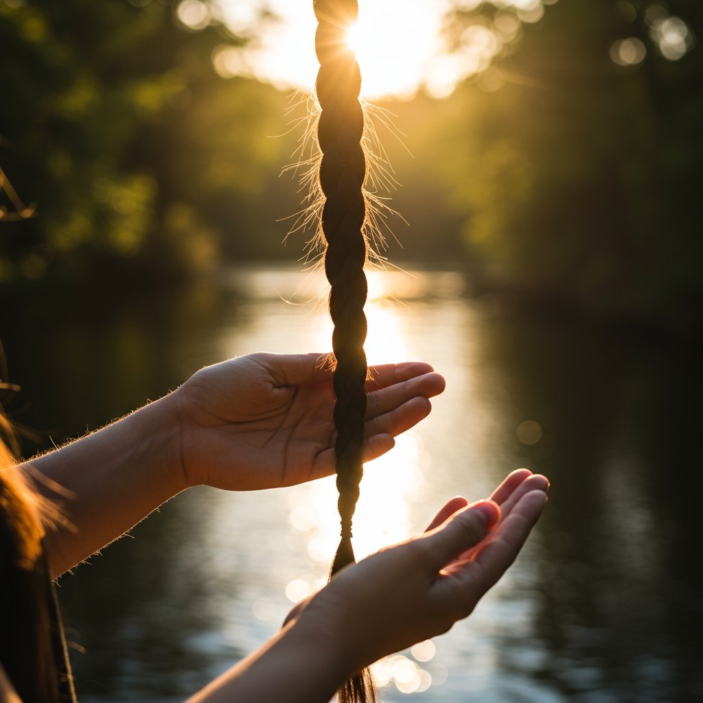 Sacred Braid In Nature