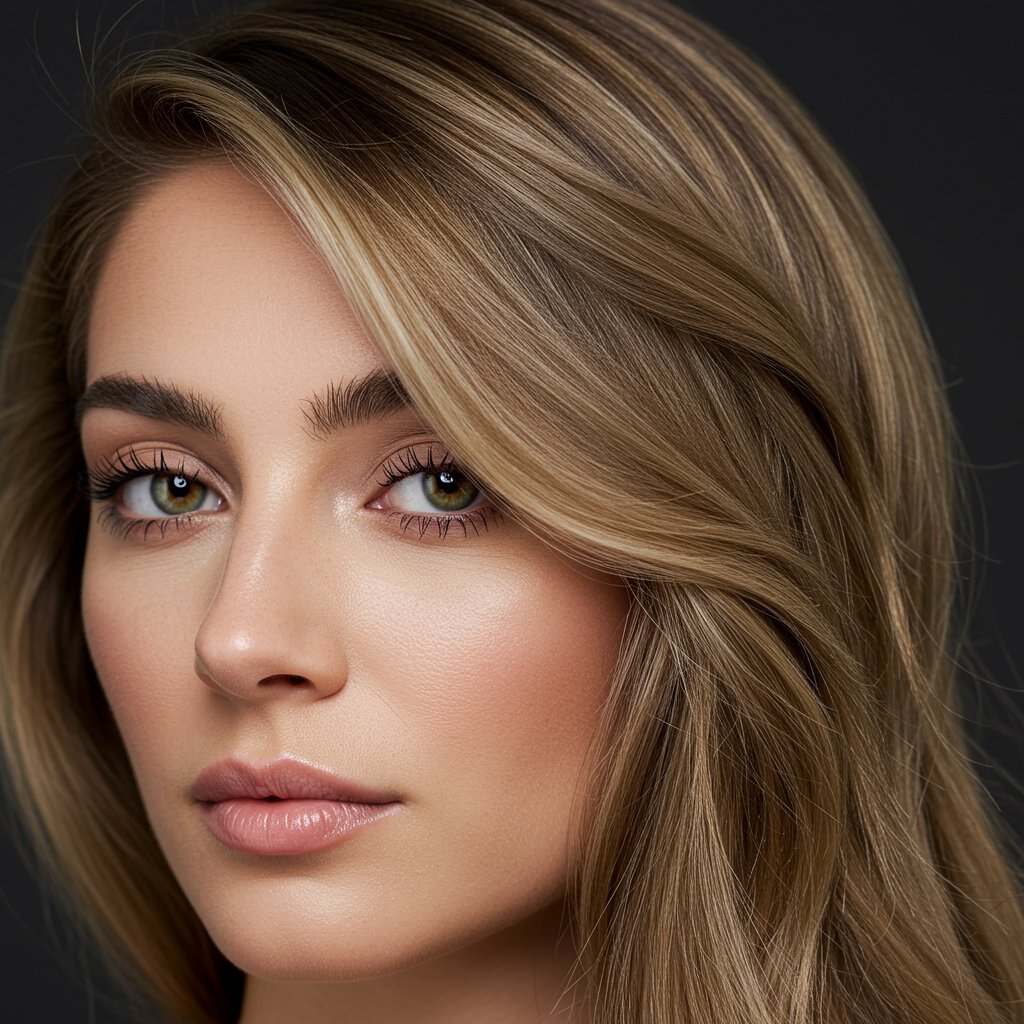 Finished-Hairstyle-With-Delicate-Babylights