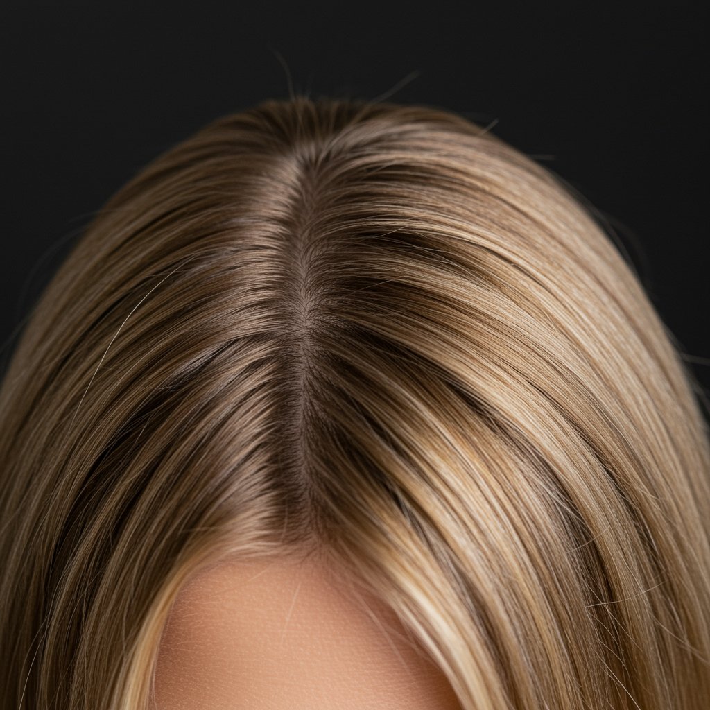 Seamless-Root-Smudge-On-Highlighted-Hair
