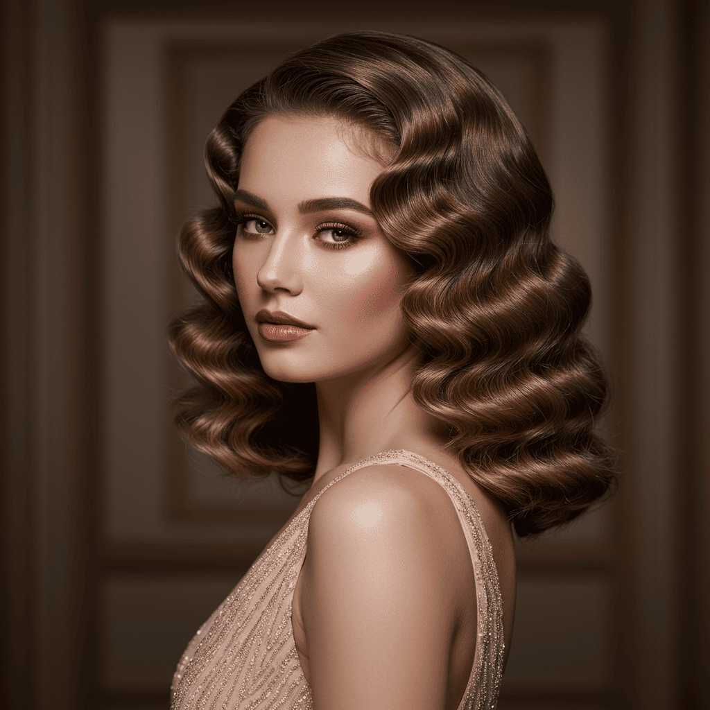 Special occasion wave styling
