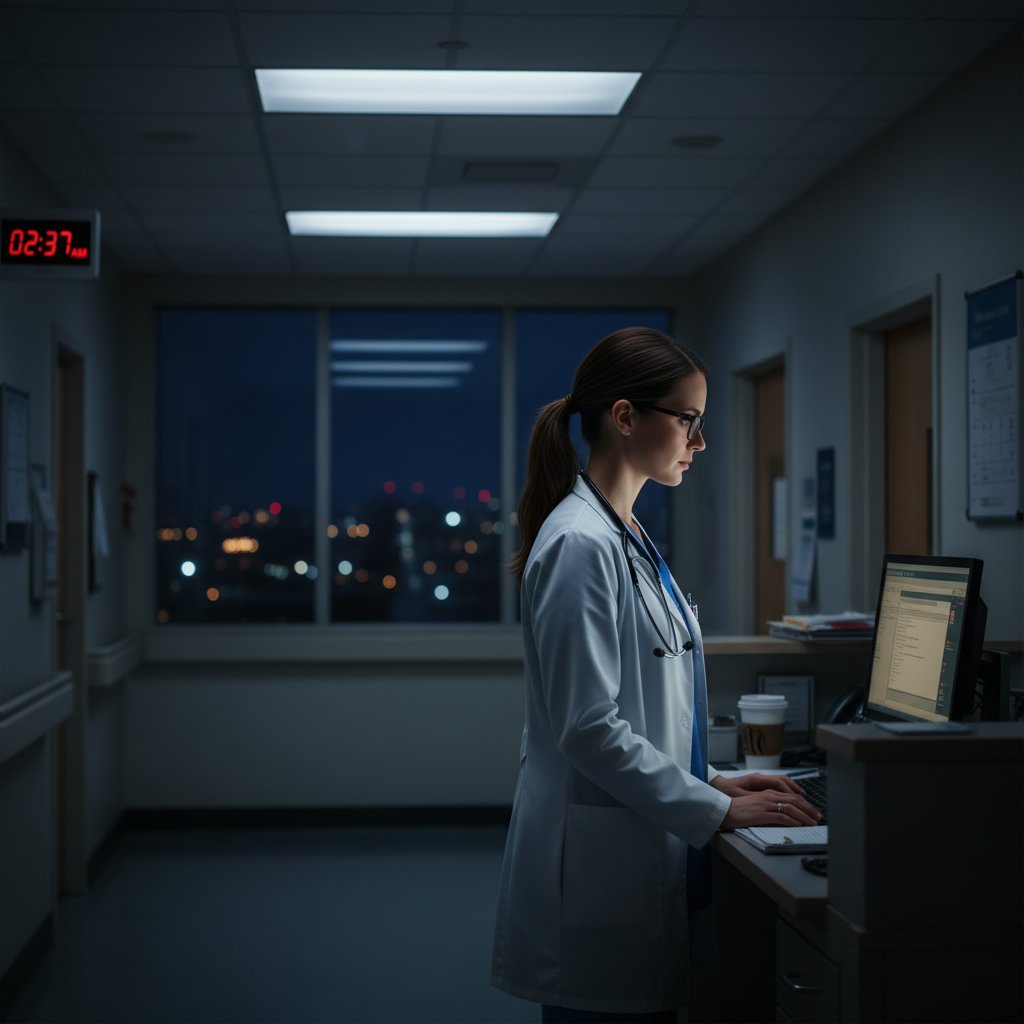 The Sleek Night Owl Ponytail