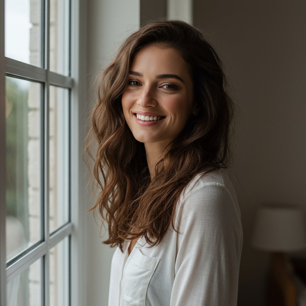 Woman With Effortless No Heat Waves