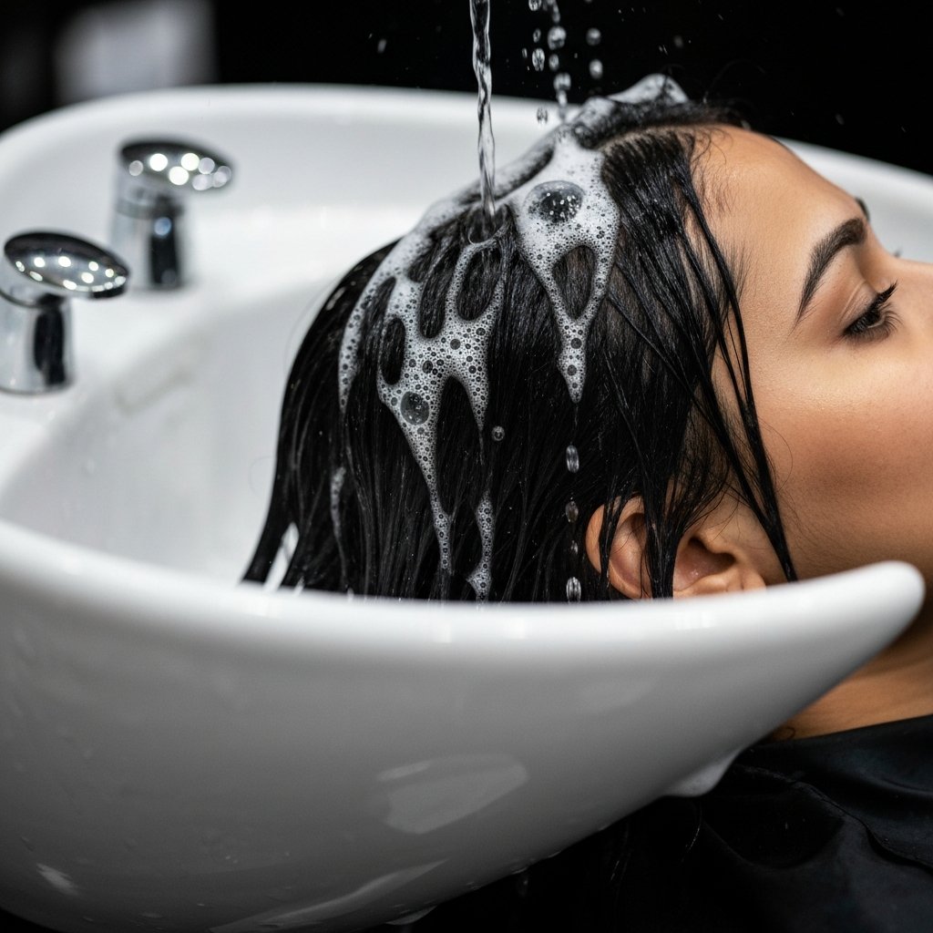 Hair Washing Routine Salon