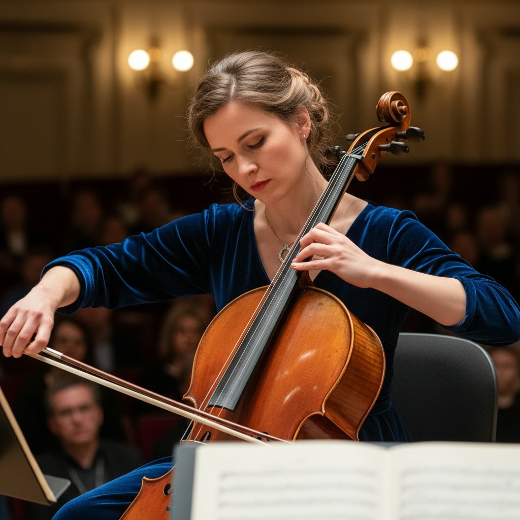 Cellist's Chic Chignon