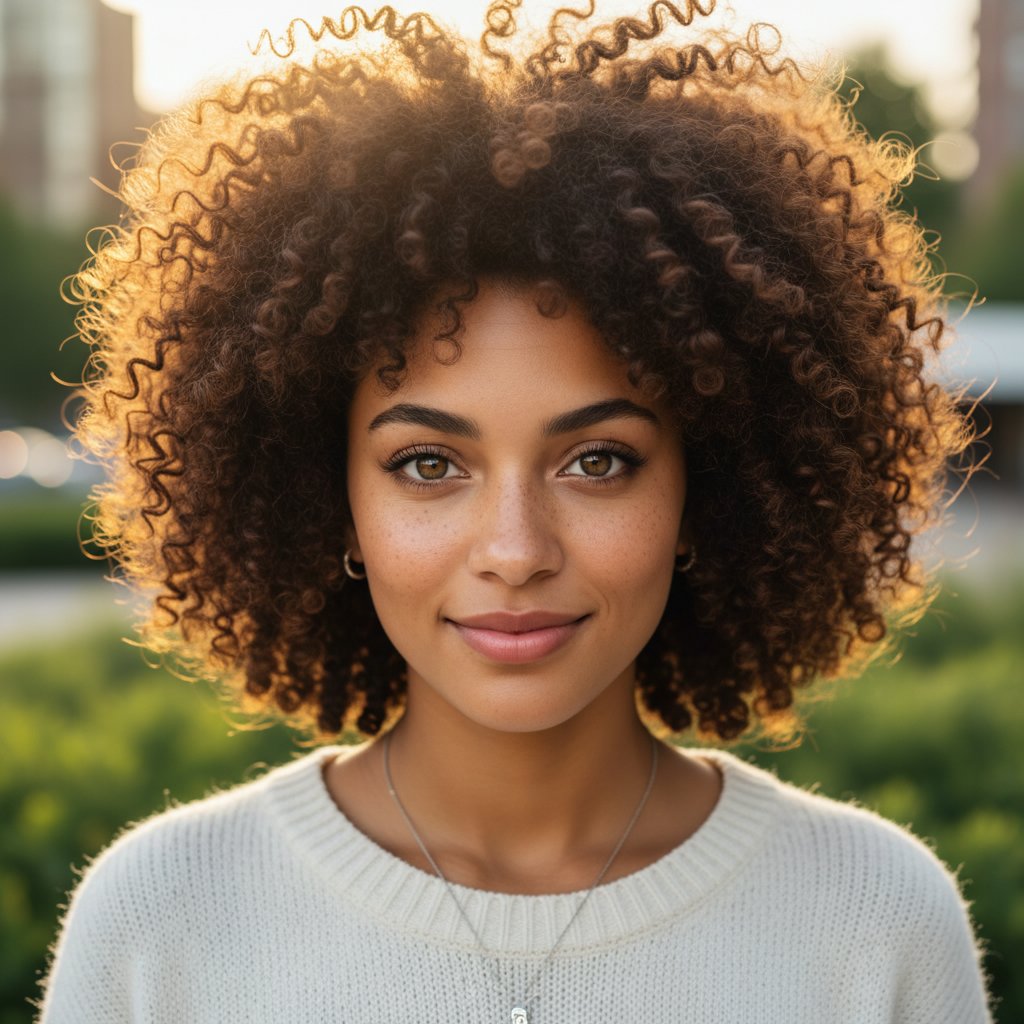 Curly Afro