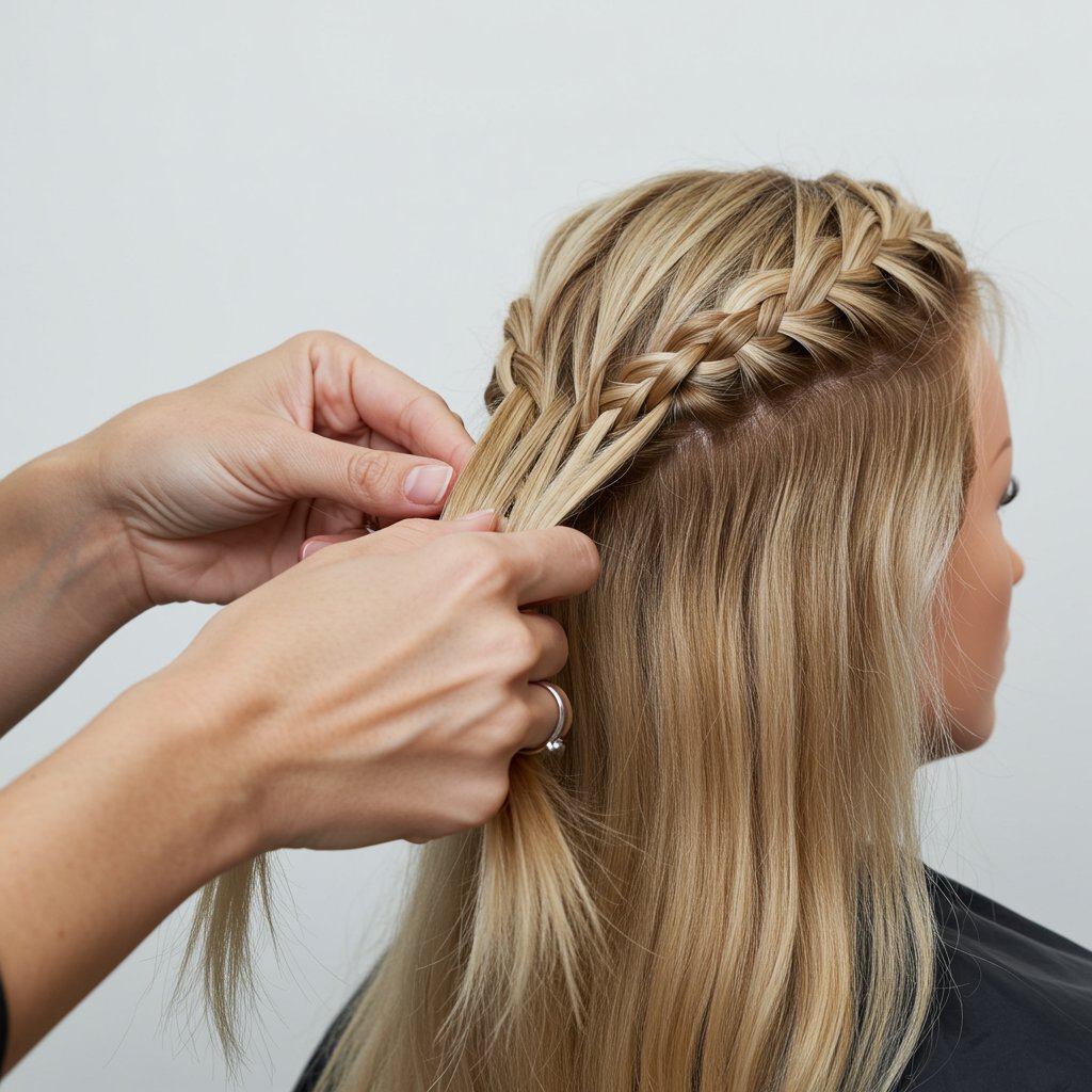 Hands-Weaving-Dutch-Braid-Technique