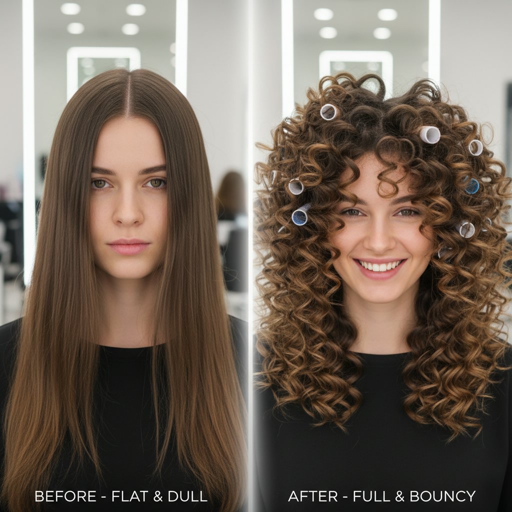 Medium Curls for Volume