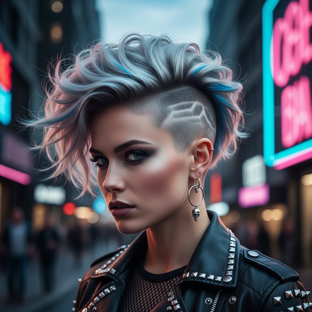 The Edgy Shaved Pixie