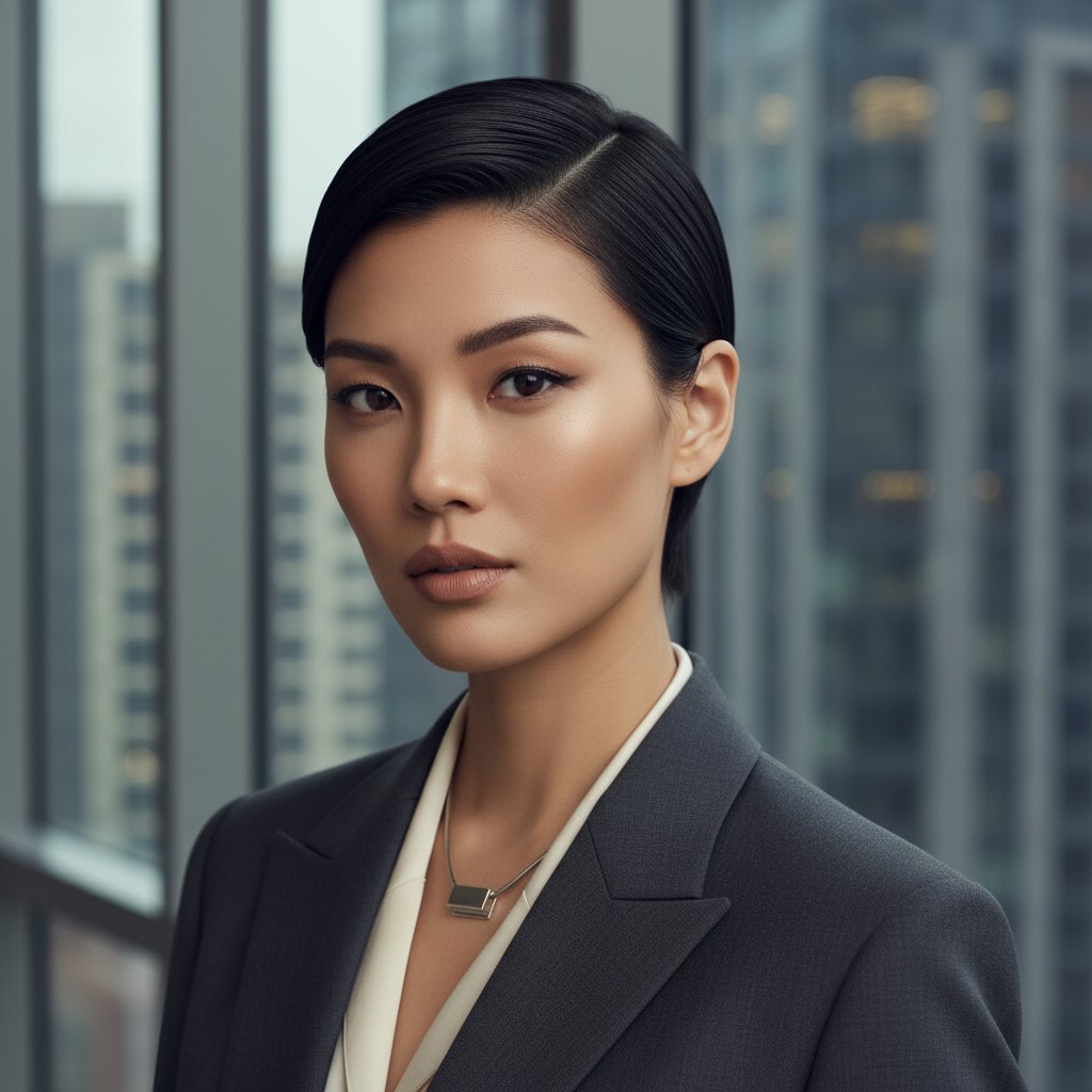 Sleek and Minimalist Pixie