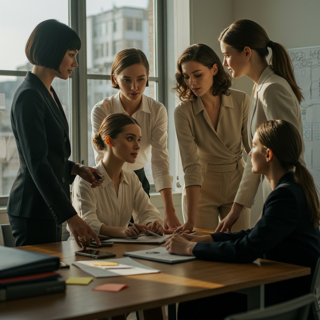 Diverse Professional Women Office Hairstyles