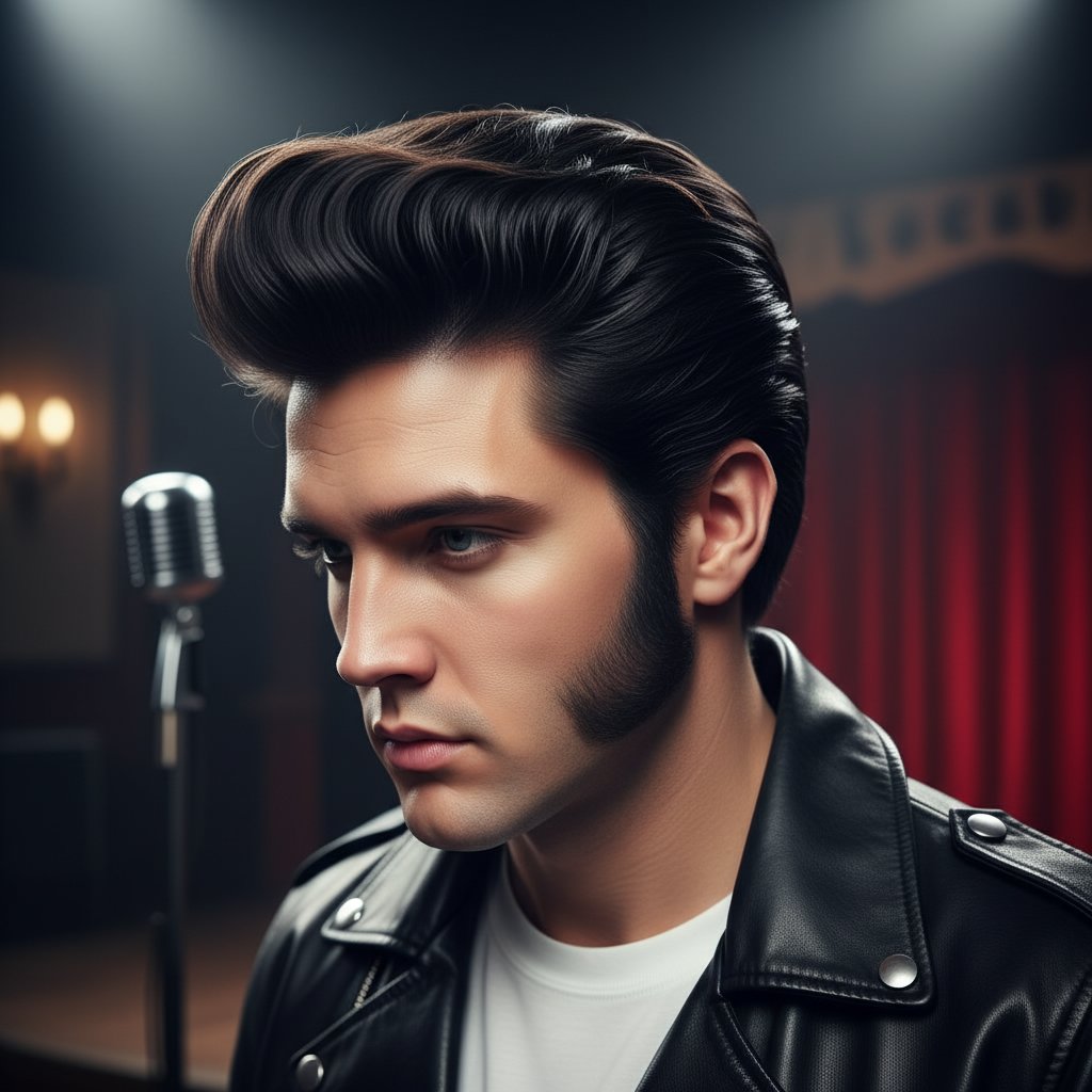 Classic Elvis Pompadour