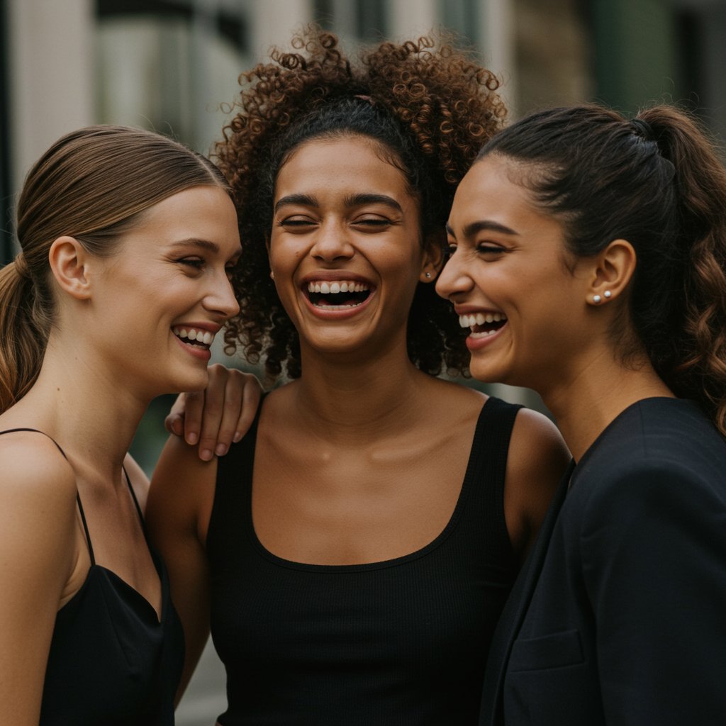 Diverse Women Ponytail Styles