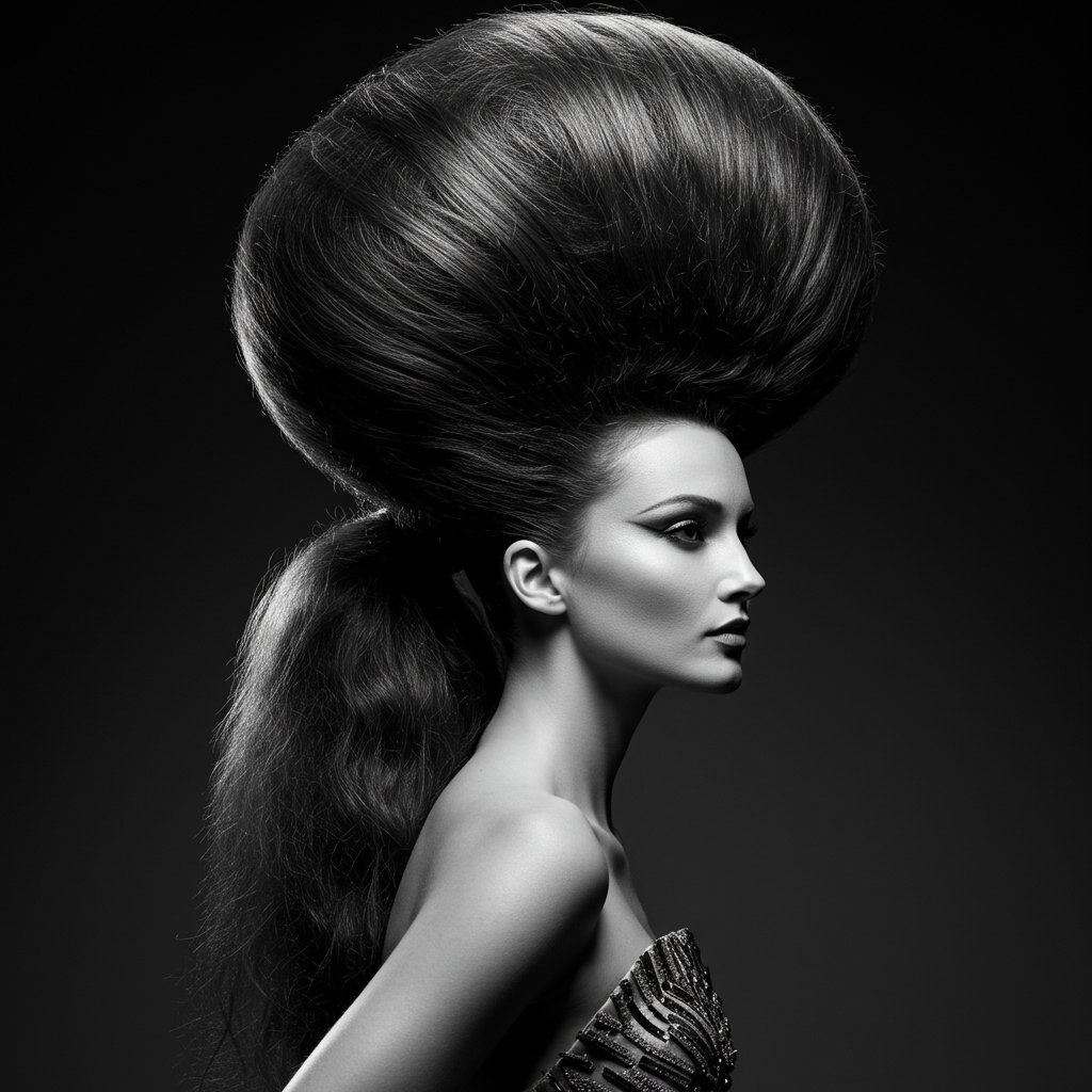 Dramatic Sky High Ponytail Glamour