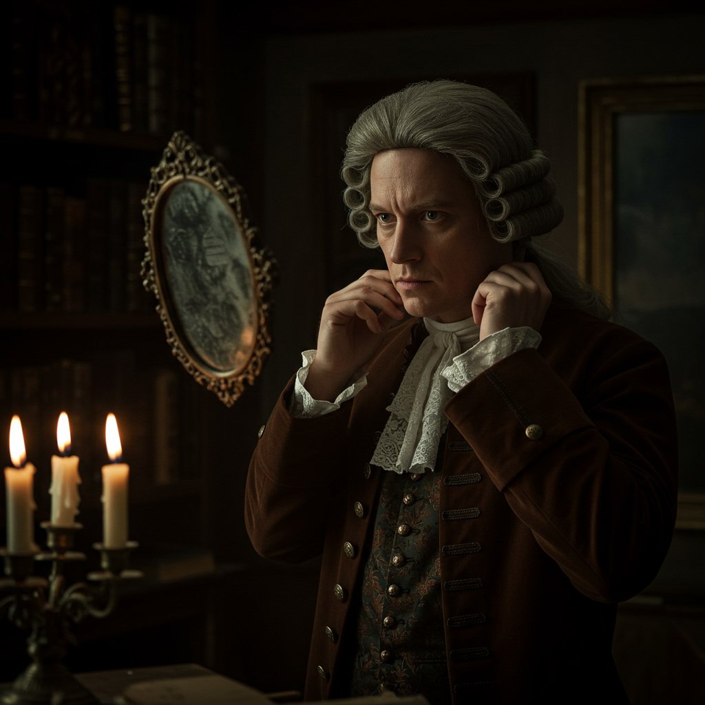17Th Century Nobleman With Early Wig