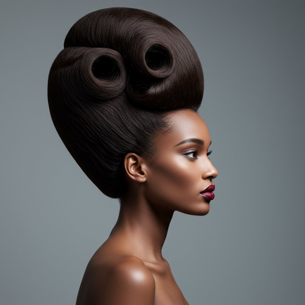 Modern Avant Garde Hairstyle Inspired By 18Th Century