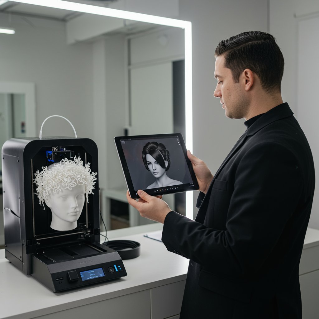 Ai Designed 3D Printed Hair Accessory