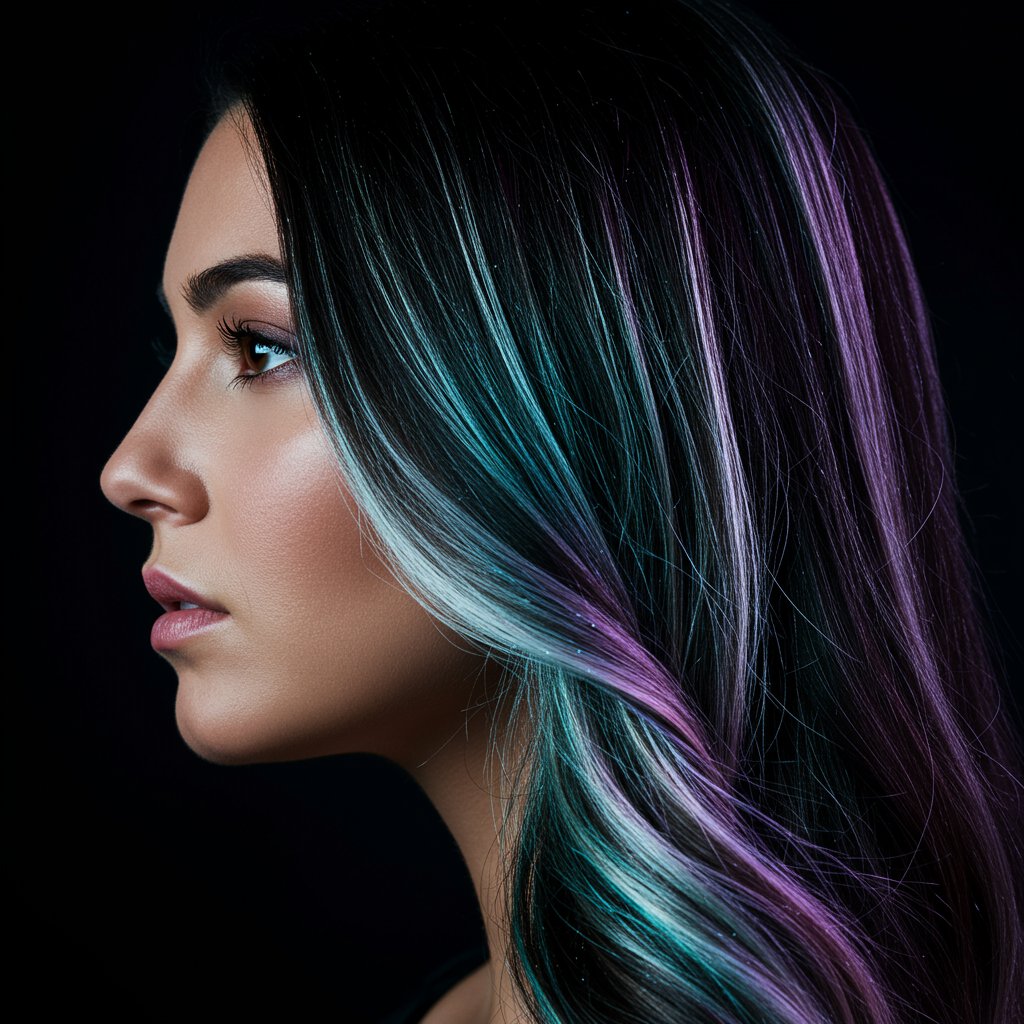 Bioluminescent Color Changing Hair