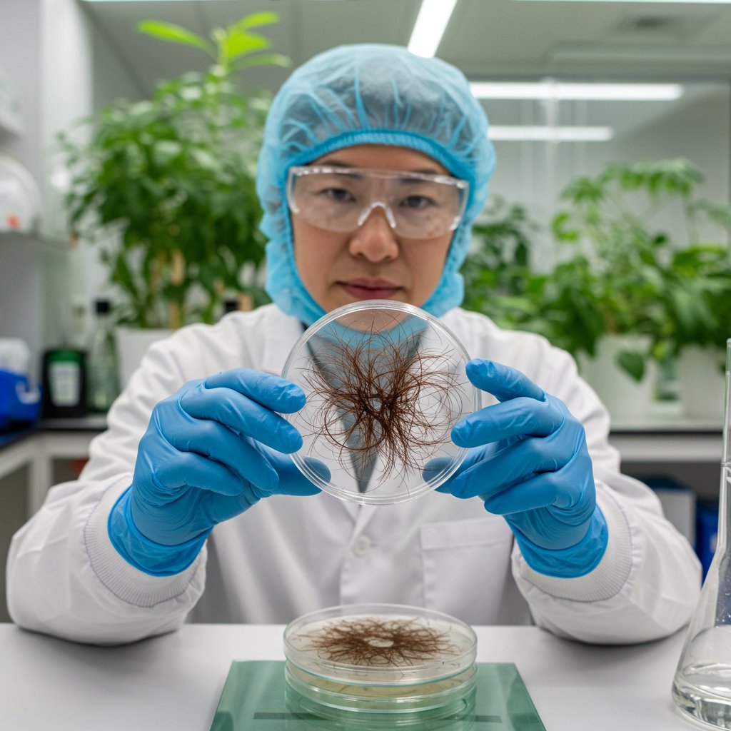 Sustainable Lab Grown Hair Fibers