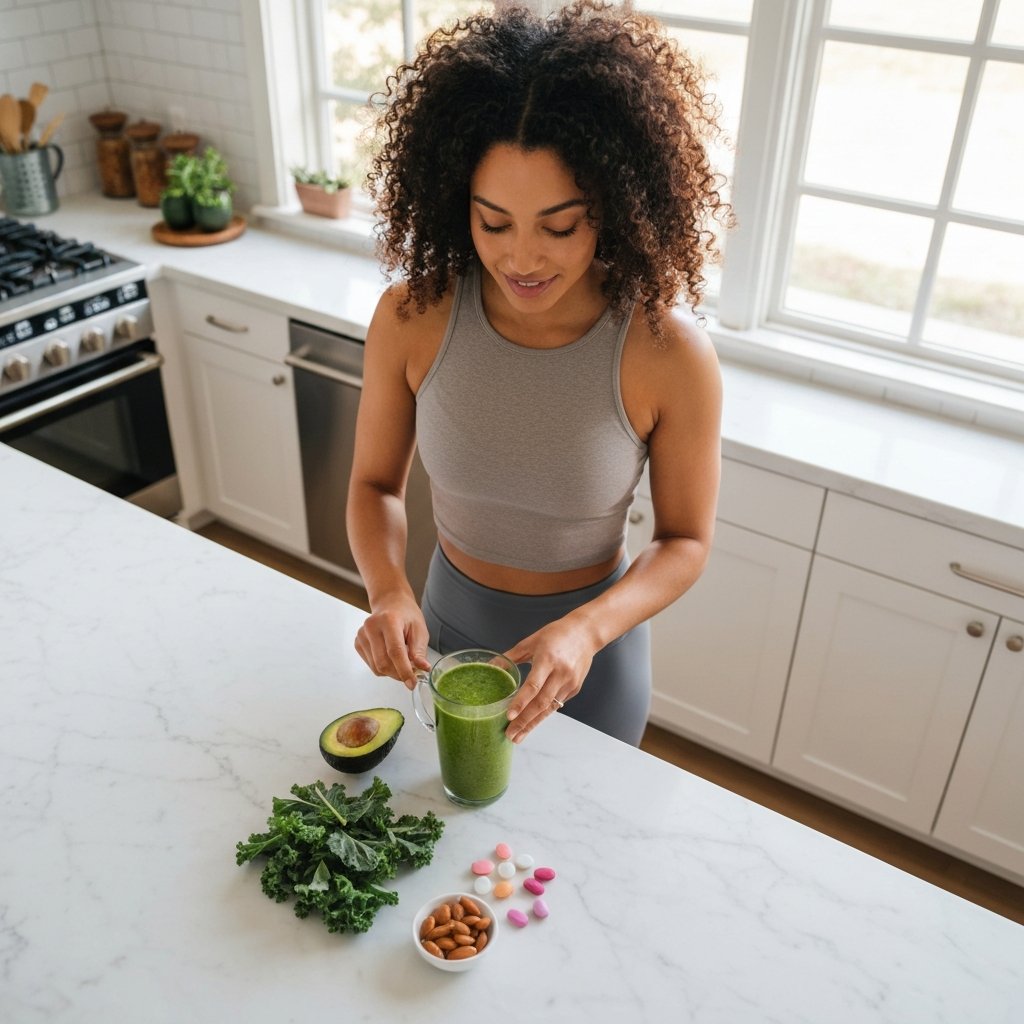 Healthy Diet Hair Vitamins