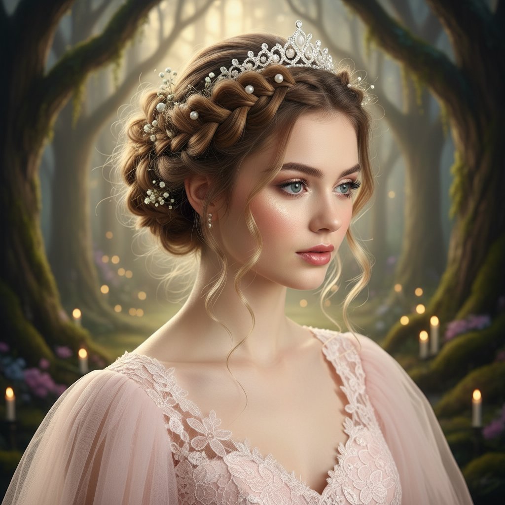 Romantic Braided Updo