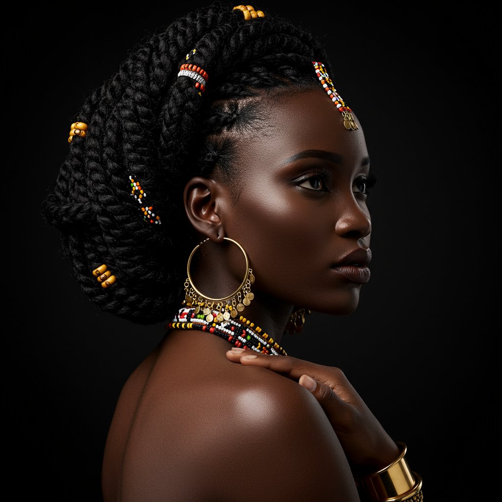 Woman-With-Intricate-Cultural-Braids