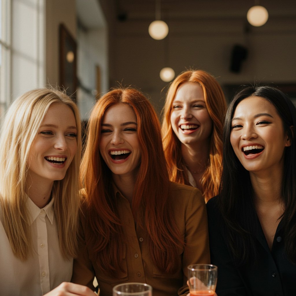 Introduction Diverse Hair Colors Laughing