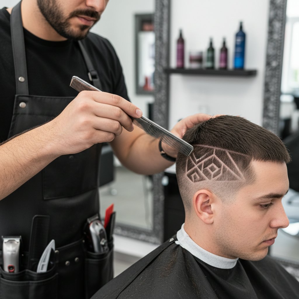 Intricate Hair Tattooing