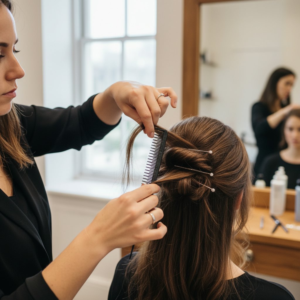 Elegant Updo Construction
