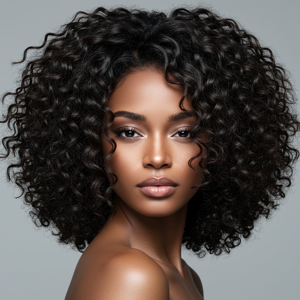 Butterfly Haircut On Curly Hair