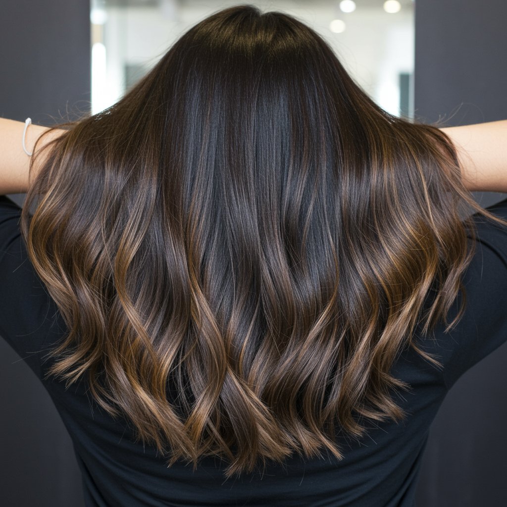 Backlit Balayage Halo Effect