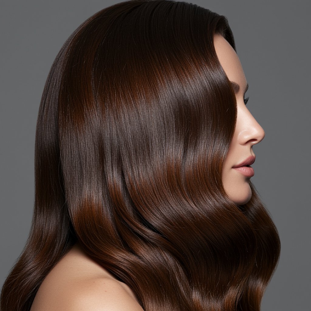 Expensive Brunette Luxury Hair