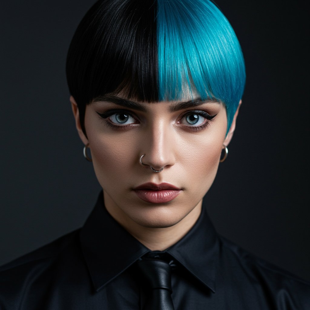 Gemini Hair Split Dye Contrast