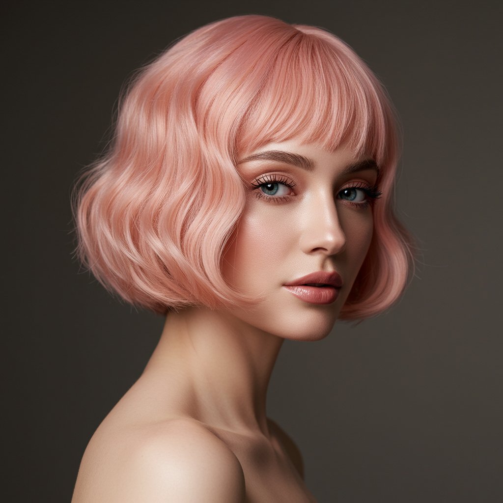 Peach Fuzz Pastel Hair Dreamy