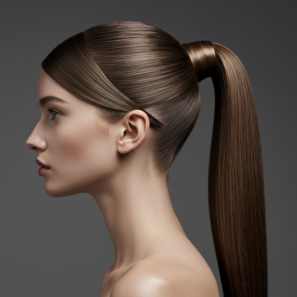 Sleek Polished Ponytail