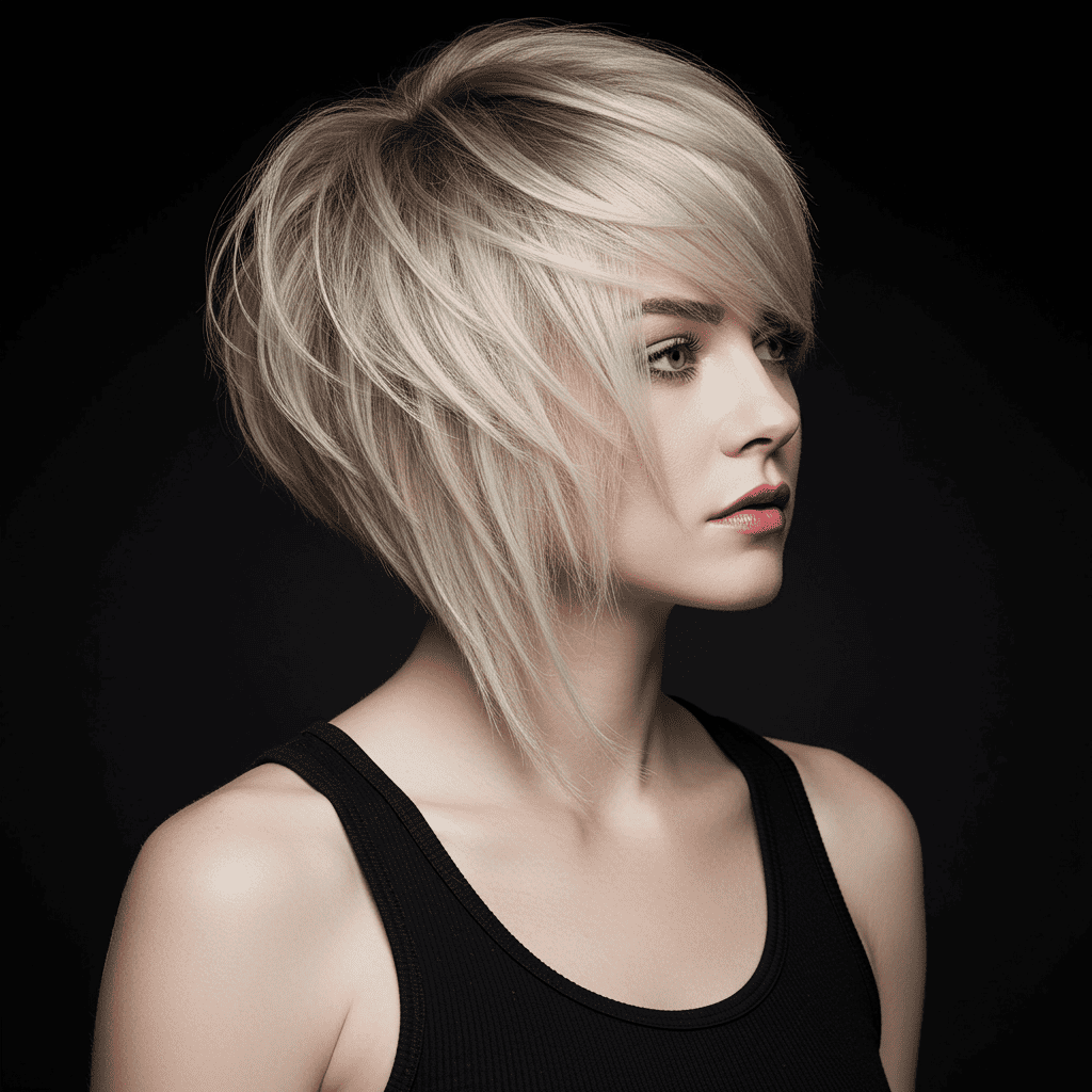 Asymmetric Cut Reverse Balayage