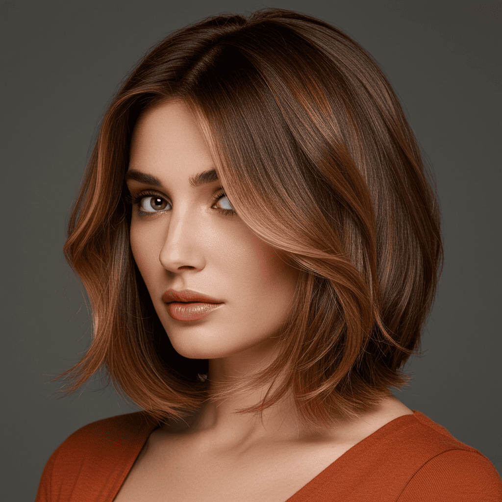 Chocolate Caramel Reverse Balayage