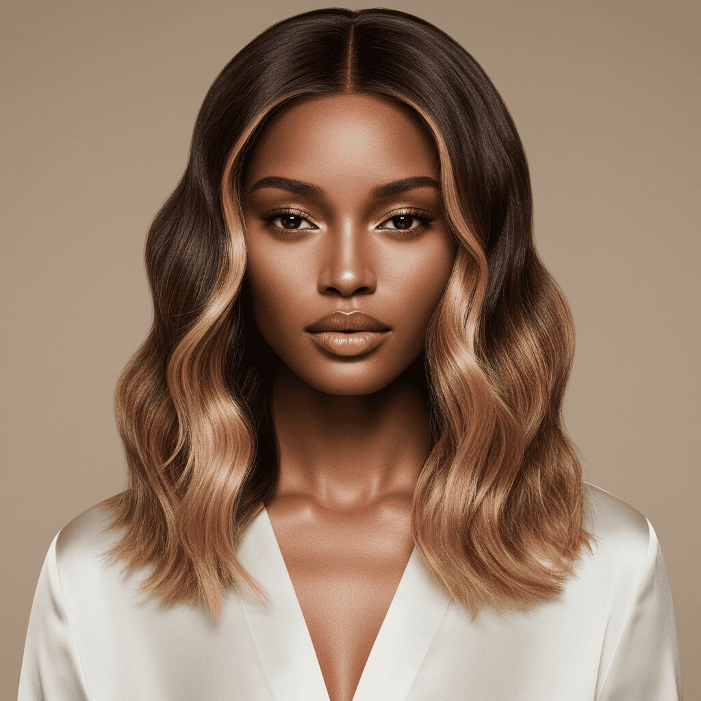 Honey Long Reverse Balayage