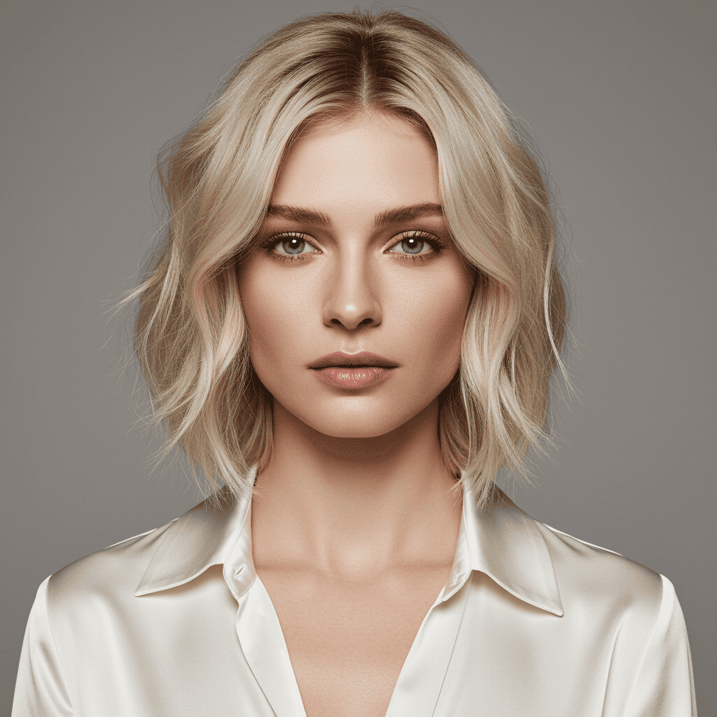 Pearl Blonde Reverse Balayage