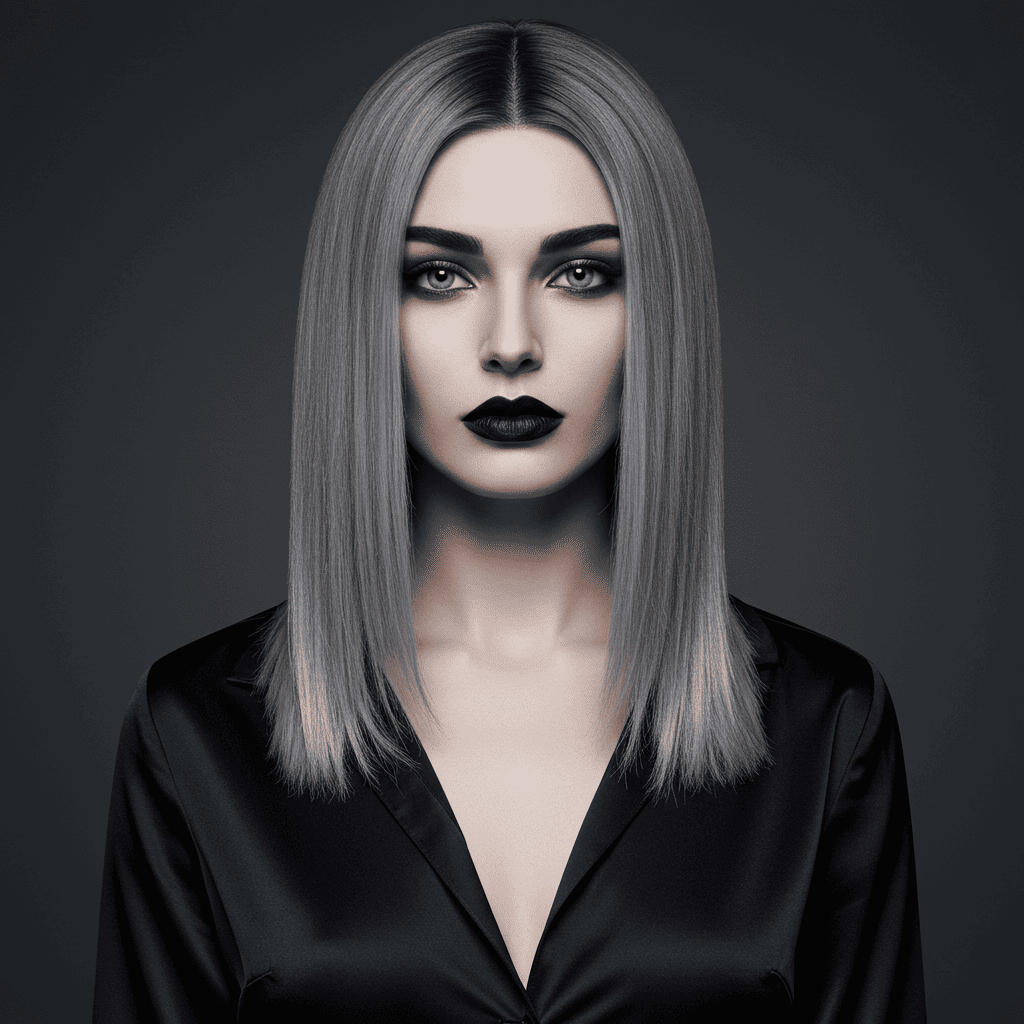 Smoky Tones Reverse Balayage