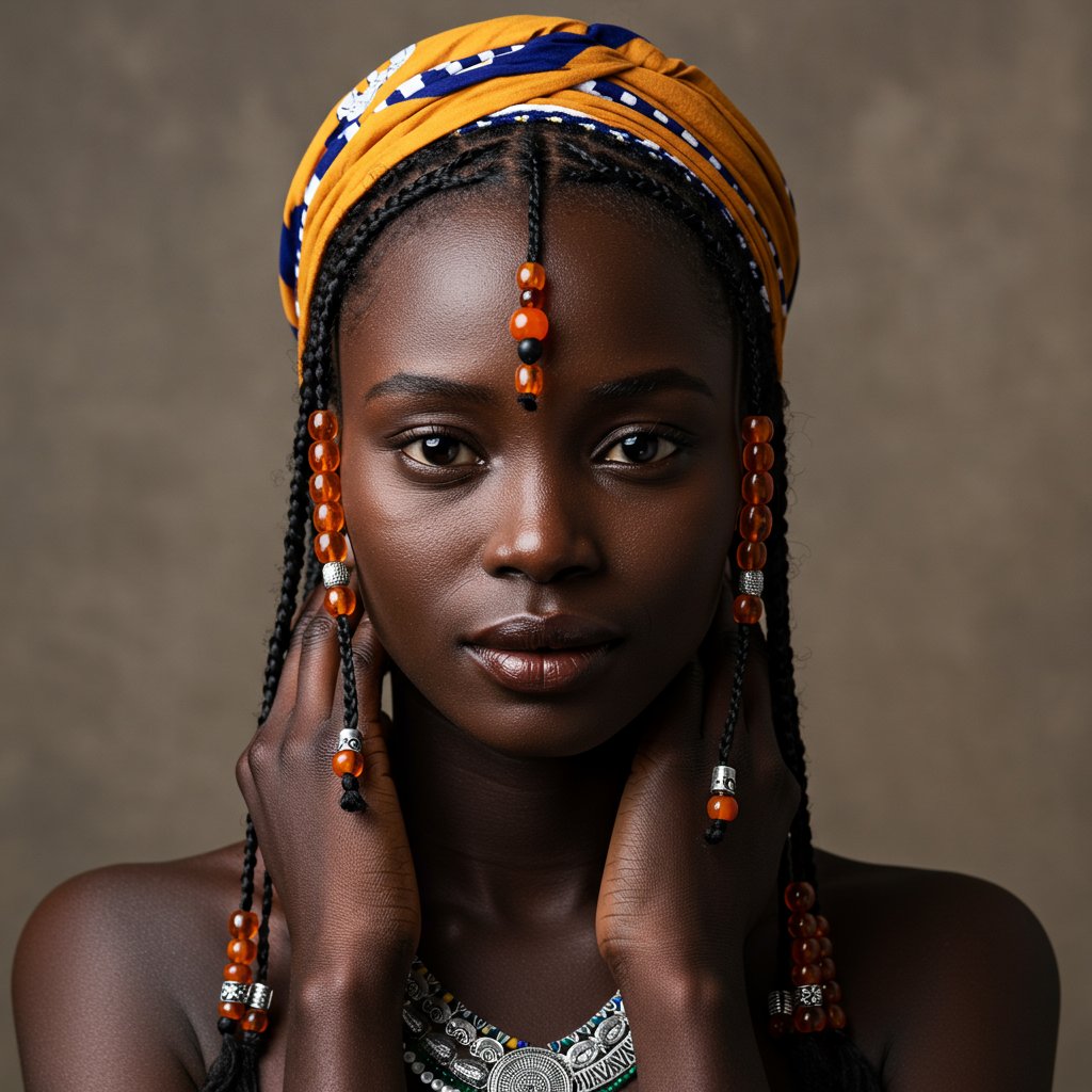 Fulani Braids Cultural Identifier